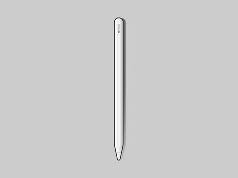 Apple Pencil by Genewal Design on Dribbble Apple Pencil Sticker, Apple Pen Drawing, Apple Pencil Aesthetic, Apple Pencil Drawing, Apple Pencil Art, Apple Pencil Ipad, Drawing Apple, Paper Apple, Pencil Png