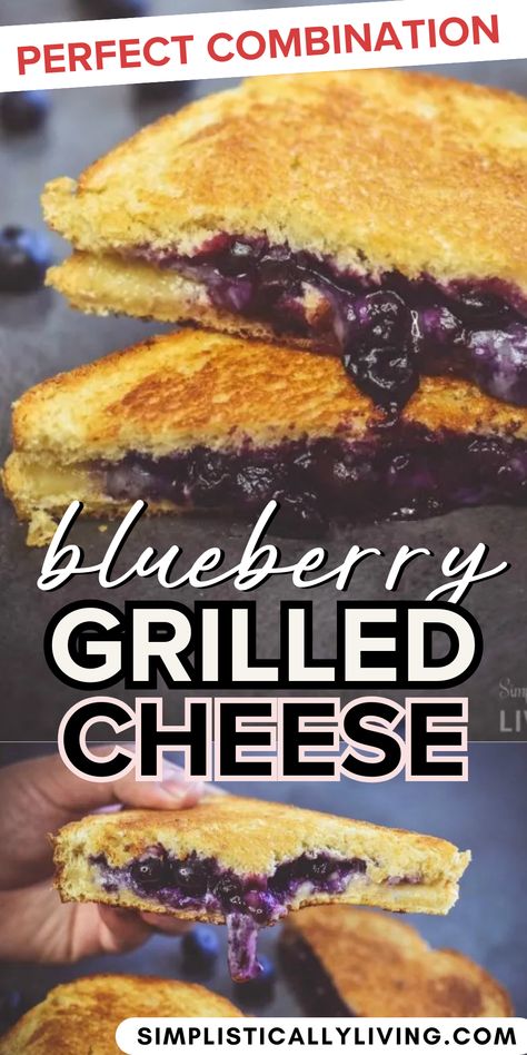 blueberry grilled cheese Grilled Cheese Goat Cheese, Grilled Cheese Bombshell, Blueberry Grilled Cheese Sandwich, Fun Grilled Cheese Recipes, High Protein Grilled Cheese, Blueberry Grilled Cheese, Loaded Grilled Cheese, Brisket Grilled Cheese, Gruyere Grilled Cheese