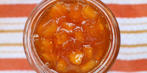 Winter Squash Preserves with Vanilla and Rum – PROSPECT THE PANTRY Squash Jam, Heathy Sweets, Blue Hubbard Squash, Pumpkin Jam, Canning Kitchen, Lemon Seeds, Canning Vegetables, Harvest Recipes, Jam And Jelly