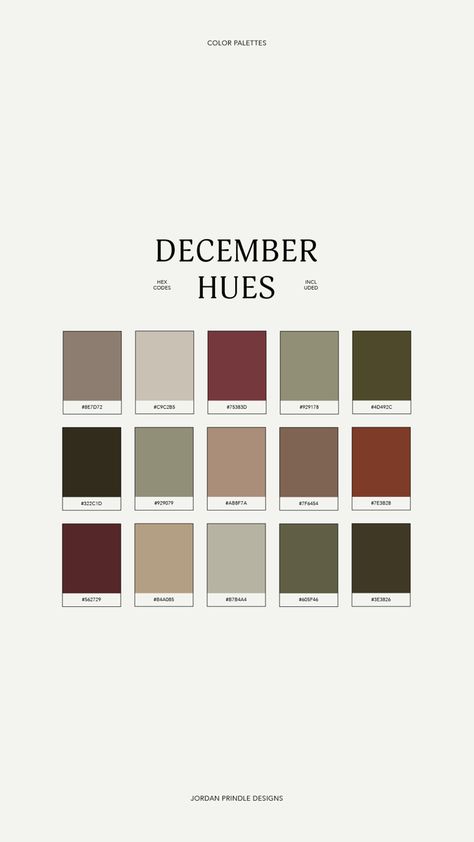 Sharing some December inspired color palettes to use in your holiday projects this christmas and holiday season. Writing A Mission Statement, Product Packaging Design, Be Intentional, Graphic Design Blog, Design Theory, Branding Resources, Create Graphics, Design Movements, Brand Fonts