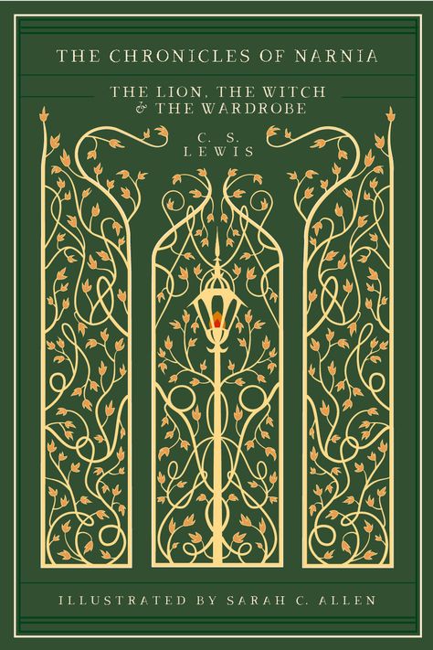 Chronicles Of Narnia Book Cover, Narnia Book Cover Design, Ornate Book Cover Design, Ornate Book Covers, Cool Book Cover Design, Narnia Book Cover, Old Book Cover Design, The Chronicles Of Narnia Books, Book Spine Design