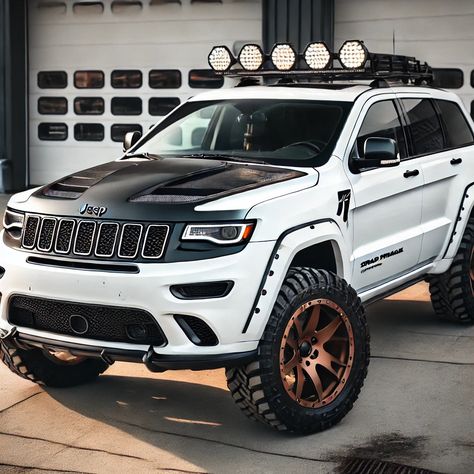 Jeep Compass Modified, Trackhawk Jeep, Grand Cherokee Lifted, Jeep Trailhawk, Jeep Lifestyle, Jeep Mods, Jeep Ideas, Jeepers Creepers, Cool Jeeps