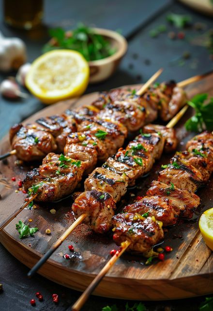 Learn How to Cook Skewer Recipe For Free | Recipes You'll Love, Made Easy! Lebanese Skewers, Pork Sosaties, Gordon Ramsay Ratatouille, Skewers Recipes, Fish Skewers, Burger Party, Pork Skewers, Boneless Pork Shoulder, Guppy Fish