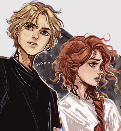 Clace Fanart, Jace And Clary, Clary Fairchild, Jace Herondale, Sketch Procreate, Clary And Jace, Cassandra Clare Books, Shadowhunters Malec, The Dark Artifices