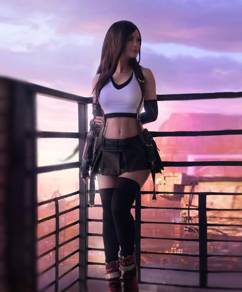 ANGIE | ARROW on Instagram: “Tifa Lockhart✨ have you already started playing the #ff7remake ?🍒 #tifalockhartcosplay#tifalockhart @squareenix #angie_cosplay…” Female Cosplay Ideas, Tifa Lockhart Cosplay, Tifa Cosplay, Video Game Cosplay, Tifa Lockhart, Cute Cosplay, Cosplay Dress, Best Cosplay, Cosplay Outfits