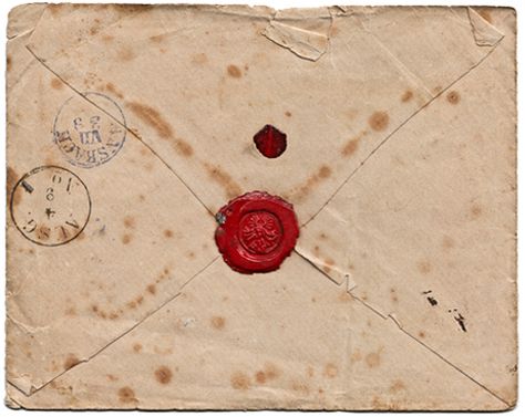 the thinking tank Envelope, Wax, Stamp, Red