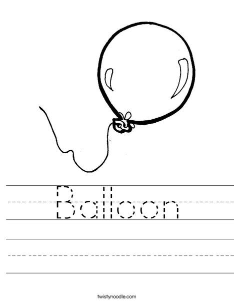 Balloon Worksheet Balloon Activity Preschool, Balloon Worksheet, Balloon Coloring Pages, Balloon White Background, Balloon Clipart Black And White, Letter B, Kids Prints, Infinity Tattoo, Book Activities