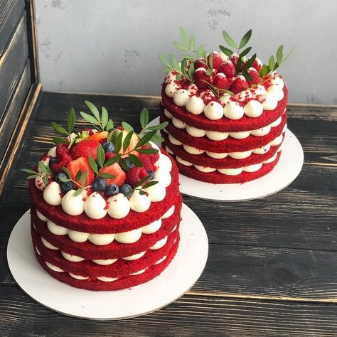 Red Velvet Cake Decoration, Red Velvet Cakes, Red Velvet Birthday Cake, Velvet Cakes, Bolo Red Velvet, Velvet Cake Recipes, To Love, Red Cake, Number Cakes