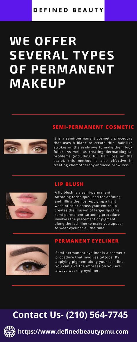 Eyeliner Types, Semi Permanent Eyebrows, Brow Styling, Permanent Eyeliner, Lip Blush, Permanent Cosmetics, Eyeliner Eyebrows, Permanent Eyebrows, Natural Brows