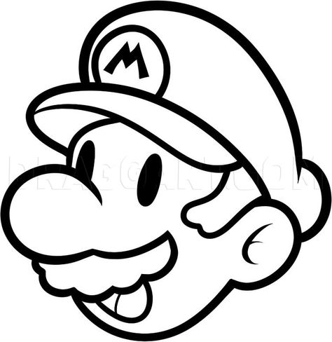 Cool Pictures To Draw, How To Draw Mario, Mario Drawing, Video Cartoon, Mario Coloring, Super Mario Coloring Pages, Cool Easy Drawings, Coloring Video, Modele Pixel Art