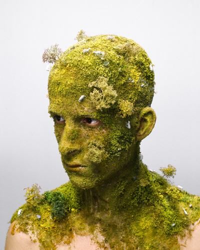 Teodoru Badiu Art Bizarre, Foto Art, Dutch Artists, Human Face, Weird Art, Creative Portraits, Green Man, Art Plastique, Face Art