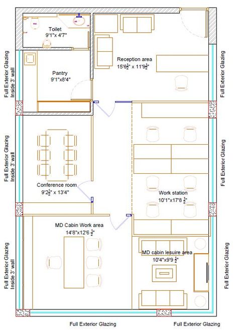 Spectacular And Enduring Office Design Interior | Tulika Design Studio - The Architects Diary Office Space Design Plan, Office Of Interior Designer, Office Plan Layout Design, Interior Space Planning, Commercial Office Design Plan, Office Interior Design Floor Plan, Architects Office Interior Design, Best Office Space Design, Design Studio Office Interior