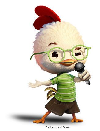 Chicken Little Chicken Little Disney, Indoor Kids Crafts, Chicken Boy, Smash Board, Chicken Little, Disney Cuties, Cartoon Chicken, Daniel Tiger, Chicken Decor