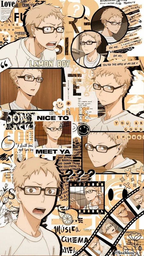 Tsukishima Wallpaper, Tsukiyama Haikyuu, Volleyball Wallpaper, Haikyuu Tsukishima, Tsukishima Kei, Haikyuu Karasuno, Haikyuu Kageyama, Haikyuu Wallpaper, Haikyuu Manga