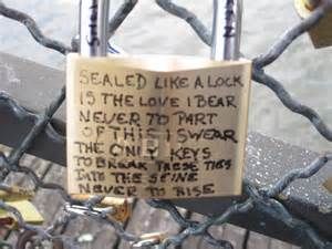 Image detail for -Thousands of love locks hang from a fence on the Hohenzollernbruecke. Bridge Quotes, Love Lock Bridge, Perfect Bucket List, Lock Bridge, Love Is My Religion, Cinque Terre Italy, Love Lock, Dream Vacations Destinations, The Bucket List