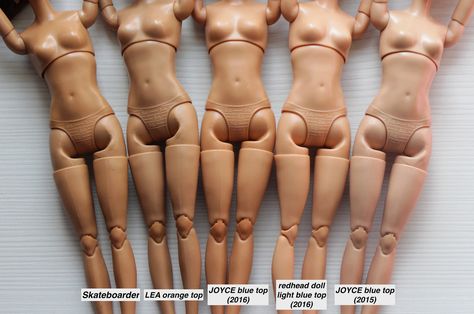 2016 Barbie Made To Move Skin Tones - Mattel | by annazagorovskaya on Flickr Resin Doll, Made To Move Barbie, Custom Barbie, Diy Barbie Clothes, Group Shots, Guys And Dolls, Small Stuff, Doll Display, Barbie Patterns