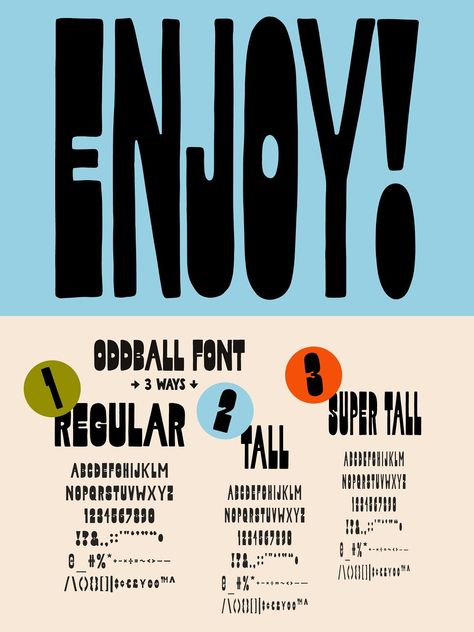 Oddball Font Collection! Hand-drawn!, #Display #Fonts Logos, Hand Drawn Typography, Funky Type Design, Typography Exploration, Hand Drawn Branding, Type Design Inspiration, Hand Fonts, Hand Drawn Font, Funky Fonts