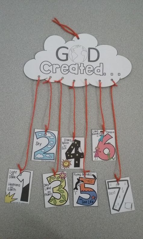 Creation Bible Crafts, Awana Cubbies, Sabbath School, Children's Church Crafts, Bible Story Crafts, Preschool Bible, Bible Stories For Kids, Bible School Crafts, Religious Crafts