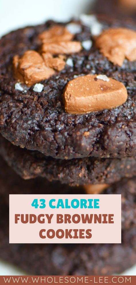 Low Calorie Brownies, Low Calorie Sweets, Low Calorie Cookies, Low Calorie Baking, Healthy Brownie, Low Calorie Chocolate, Peanut Butter Caramel, Low Cal Dessert, Low Calorie Protein