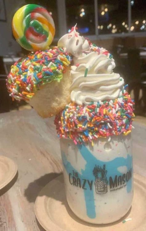 Crazy Mason Milkshake Bar Announces Location Opening in Gatlinburg TN Crazy Mason Milkshake Bar Gatlinburg, Mason Jar Milkshakes, Crazy Mason Milkshake Bar, Milkshake Jar, Crazy Mason Milkshake, Gatlinburg Honeymoon, Crazy Milkshakes, Gatlinburg Christmas, Tennessee Family Vacation