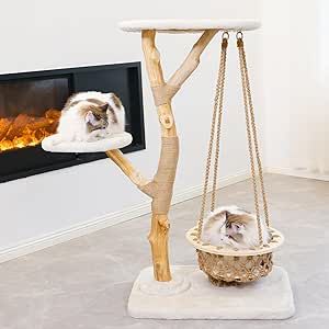 Diy Wood Cat Tree, Diy Cat Tree Easy, Mushroom Cat Tree, Cute Cat Stuff, Unique Cat Trees, Cat Condos, Cat Climbing Frame, Reflux Diet, Diy Cat Tree