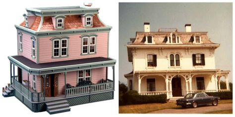 Dollhouse Adventurer: "The Lily" by Greenleaf Dollhouses: The Beginner's Guide Lily Dollhouse, Widows Walk, Door Casing, Dormer Windows, 1 12 Scale Dollhouse, Dollhouse Kits, Cat Hair, Historical Pictures, Paint Schemes