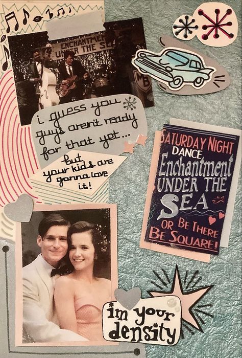 80s Yearbook Aesthetic, Decades Yearbook Theme, 90s Scrapbook Aesthetic, Scrapbook Yearbook Theme, 80s Notebook, Freshman Scrapbook, 80s Scrapbook, Journal Dump, Harry Potter Scrapbook