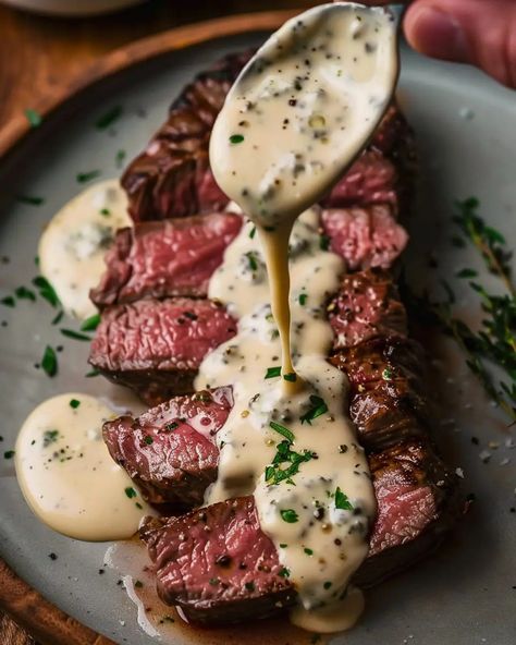 Main Dishes – Page 15 – NorthEast Nosh Recipes New Strip Steak Recipes, Steak With Sauce Recipes, Steak In Cream Sauce, Gorgonzola Steak Sauce, New York Strip Recipes, My Strip Steak Recipes, New York Steak Recipes, Steak Strips Recipe, Gorgonzola Steak