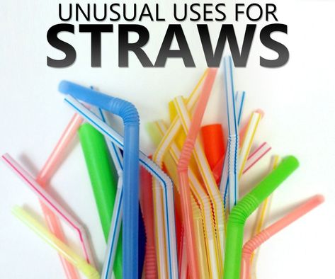 11 Unusual Uses for Straws Plastic Straw Crafts, Blow Paint, Straw Crafts, Cool Science Experiments, Delicious Drinks, Hanging Flower Wall, Reduce Reuse, Clever Hacks, Reuse Recycle