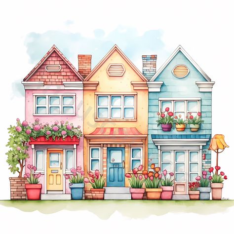 Cute house drawing