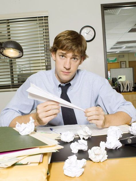 Jim Halpert, <i>The Office</i> Jim Halpert The Office, The Office Jim, The Office Show, Jim Halpert, Office Tv, Office Men, Office Memes, Office Wallpaper, John Krasinski