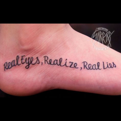 Tupac lyrics tattoo by Sarra Lynnette...love this tatt!!! Tupac Tattoo Quotes, Tupac Lyrics Tattoo, Tupac Tattoo Ideas For Women, Poetic Justice Tattoo, Tupac Quote Tattoo, Real Eyes Realize Real Lies Tattoo, 2pac Tattoos Ideas, 2 Pac Tattoo, Tupac Tattoo Ideas