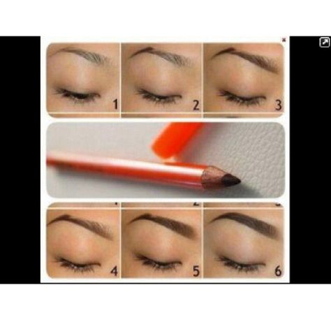 Brown Eyebrow Pencil, Membentuk Alis, Bentuk Alis, Pensil Alis, How To Draw Eyebrows, Brown Eyeliner, Face Contouring, Brow Pencils, Eyebrow Makeup