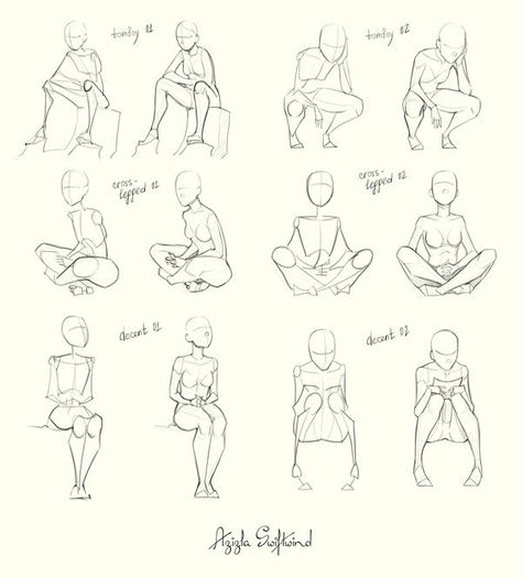 Archive of Art and Pose Ref — drawingden: March Practice #2 - Sit Differently... How To Draw People, Pose Ref, Drawing Body Poses, Draw People, Body Sketches, Anatomy Sketches, Anatomy Poses, Anatomy Drawing, Poses References