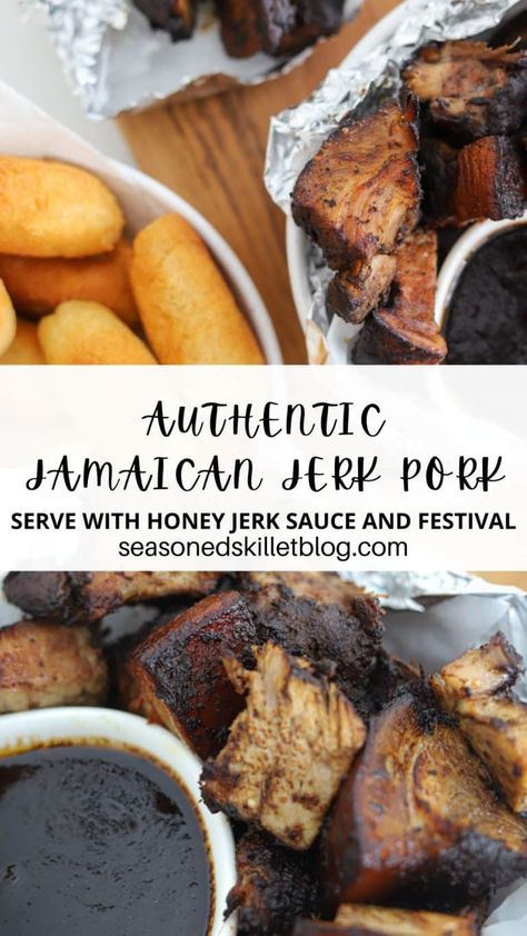 Jerk Pork Recipes, Pork Shoulder Oven, Pork Shoulder Picnic Roast, Pork Shanks Recipe, Jamaican Jerk Pork, Jerk Recipe, Picnic Roast, Bbq Pork Recipes, Pork Shoulder Recipes