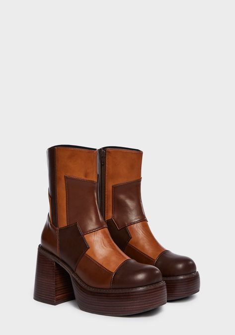 Winding Roads Ankle Boots – Dolls Kill Fall Thrift, Thrift Wishlist, Funky Shoes, Moda Boho, Shoe Inspo, 70s Style, Fall Fits, Aesthetic Shoes, Swag Shoes