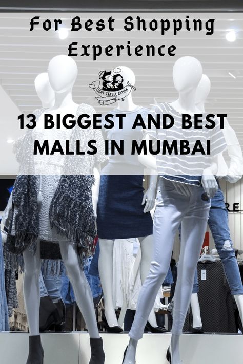 If you love shopping then this list is going to be your favorite one!It is time that you change your shopping bucket list to include one more thing- visiting  all the best malls Mumbai has to offer. Mumbai Malls today have become one stop destinations for all your requirement be it shopping,  relaxing or generally having fun.Click to read about the Biggest & Best Mumbai Malls #mumbai #mumbaicity #mumbaishopping #mumbaitravel  #thingstodoinmumbai #maharashtra #maharashtratravel #maharashtramumbai Mumbai Itinerary, Maharashtra Travel, Mumbai Shopping, India Places, Shopping In Mumbai, Mumbai Travel, Family Travel Quotes, India Travel Guide, India Country