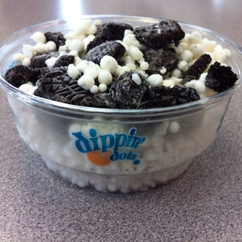 Dippin Dots Recipe, Dip And Dots, Dippin Dots Ice Cream, Cream Dip, Dippin Dots, Kitty Photos, Cookies N Cream Cookies, Food Pics, Food Goals