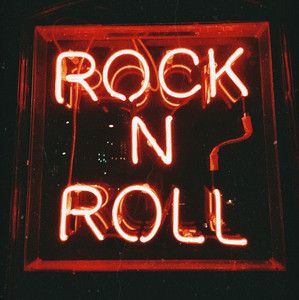 Rock N, Neon Sign, Rock N Roll, We Heart It, Lost, Neon, Red, White