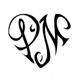 M Heart, Monogram Tattoo, P Tattoo, Alphabet Tattoo Designs, M Tattoos, Fire Tattoo, Heart Tattoo Designs, Tattoo Arm, Custom Tattoo Design