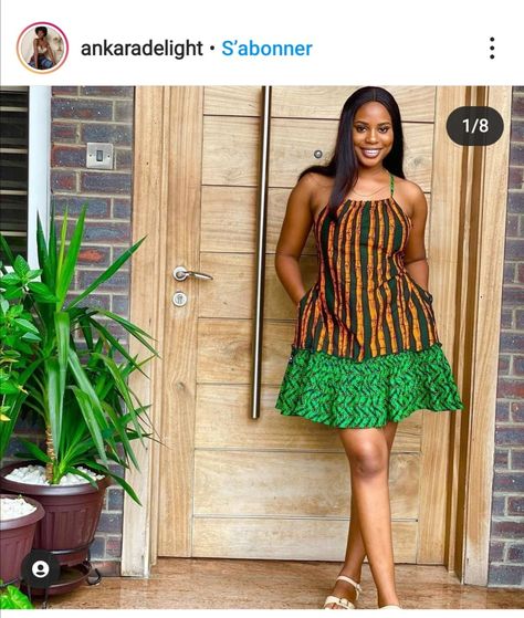 Styles Ankara, Ankara Clothing, Ankara Short Gown Styles, African Fabric Dress, Ankara Dress Styles, African Print Clothing, Best African Dresses, Short African Dresses, African Wear Dresses