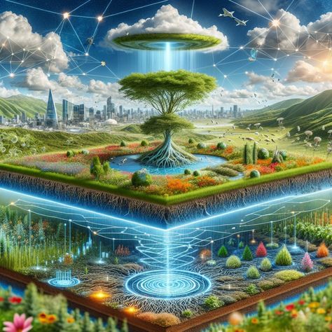 🧬 AI in Synthetic Ecosystem Design: AI models and creates balanced artificial ecosystems. What if AI could design self-sustaining biospheres? #SyntheticEcosystemAI Ecosystem Design, Self Sustaining, Spiritual Art, Spirituality, Instagram, Design