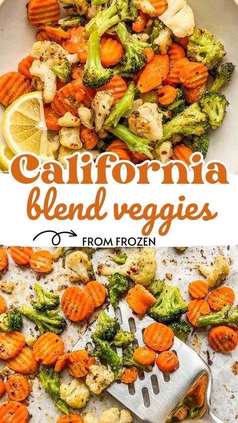 California Mixed Vegetable Recipes, California Blend Recipe, Vegetable Blend Recipe, Mixed Vegetables Recipes, Mixed Veggie Recipes, California Blend Vegetables, Veggie Medley Recipes, Veggie Recipes Sides, Frozen Mixed Vegetable Recipes