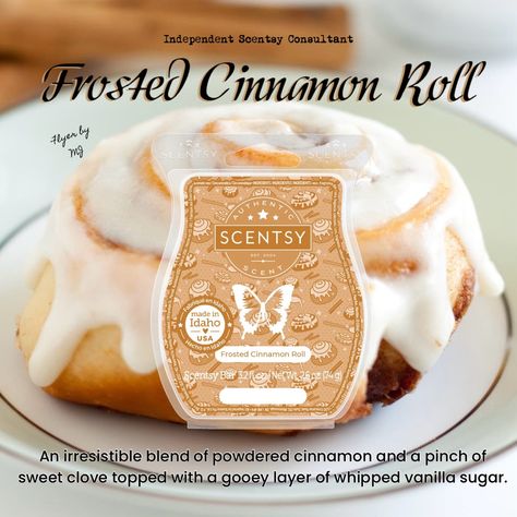 Bar image with scent description Bar Image, Scent Bars, Scent Description, Scentsy Scent, Scentsy Bars, Rolling Bar, Scentsy Consultant, Vanilla Sugar, Cinnamon Roll