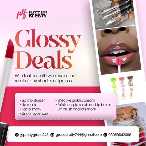 Client Calls 📞... 👇👇👇 A friend of mine called me some days back. He needed a logo and flyer design for his girlfriend's lipgloss brand. What do you think happenned when he call me to handle the designs? I'll leave that for you to figure out 😉 How would you rate it on a scale of 1 to 10 Do you need attractive and functional Deisgns for your brand? Send me a DM or reach me via mail to fytheicongraphics@gmail.com You can also reach me on WhatsApp via +2349058979981 #designsbyfy #designs #l... Flyer Design Ideas, Cosmetic Inspiration, Africa Art Design, Exfoliating Lip Scrub, Profile Template, Design Hacks, Barbershop Design, Fashion Poster Design, Cosmetic Logo