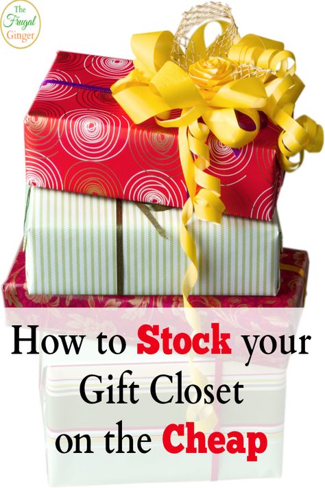 Gift Closet Ideas, Cheap Presents, Shot Caller, Gift Closet, Closet Inventory, How To Organize Your Closet, Budget Christmas, Organize Your Closet, Cheap Christmas Gifts