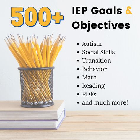 Goal Categories, Iep Organization, Behavior Goals, Middle School Special Education, Intervention Specialist, Individual Education Plan, Goal Examples, Iep Meetings, Teaching Special Education