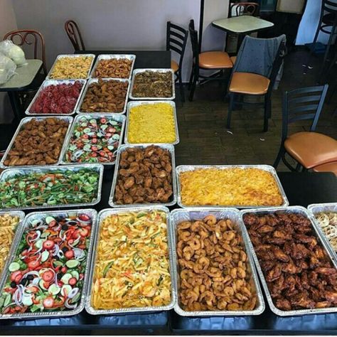 †Pinterest @badgalronnie † Bbq Party Appetizers, Cheap Wedding Food Ideas, Buffet Party Food, Cheap Wedding Food, Party Food Ideas For Adults, Wedding Food Ideas, Bbq Party Food, Wedding Buffet Food, Catering Food Displays