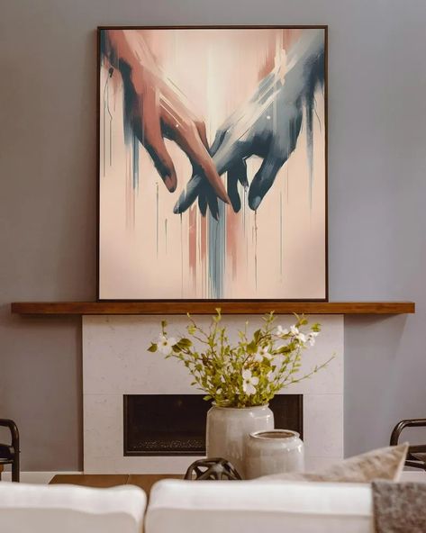 Abstract Love and Connection Print of Couple Hands Touching Art Minimalist Romantic Wall Decor Neutrals His & Hers Printable Download - Etsy Canada Abstract Art Love Couple, Hand Touching Art, Abstract Art Love, Hands Touching, Romantic Wall Decor, Art Love Couple, Abstract Love, Love And Connection, Couple Hands