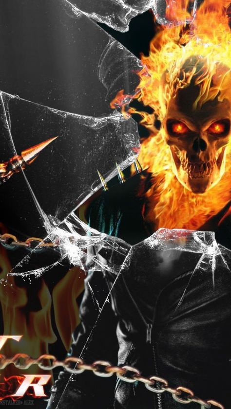 Gost Rider, Ghost Rider Pictures, Ghost Rider Wallpaper, Marvel Fanart, Awesome Pictures, Skull Wallpaper, Marvel Comics Art, Marvel Wallpaper, A Skull